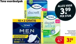 Kruidvat Tena voordeelpak aanbieding