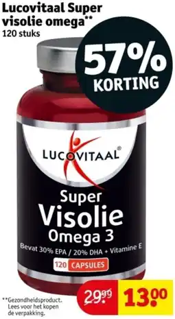 Kruidvat Lucovitaal Super visolie omega aanbieding