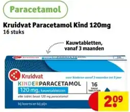 Kruidvat Kruidvat Paracetamol Kind 120mg aanbieding
