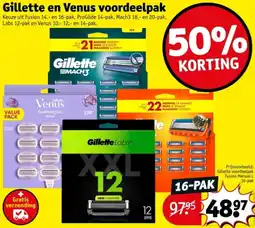 Kruidvat Gillette en Venus voordeelpak aanbieding