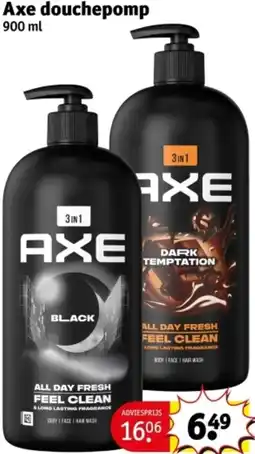 Kruidvat Axe douchepomp aanbieding