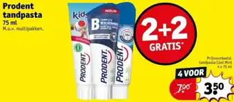 Kruidvat Prodent tandpasta aanbieding