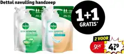 Kruidvat Dettol navulling handzeep aanbieding