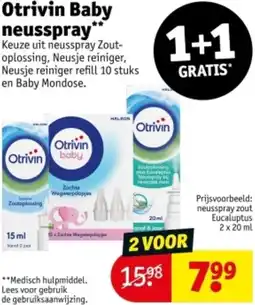 Kruidvat Otrivin Baby neusspray aanbieding