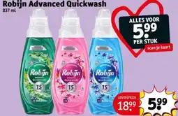 Kruidvat Robijn Advanced Quickwash aanbieding