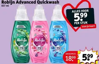 Kruidvat Robijn Advanced Quickwash aanbieding