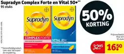 Kruidvat Supradyn Complex Forte en Vital 50+ aanbieding