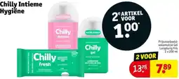 Kruidvat Chilly Intieme Hygiëne aanbieding