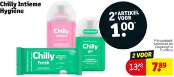 Kruidvat Chilly Intieme Hygiëne aanbieding