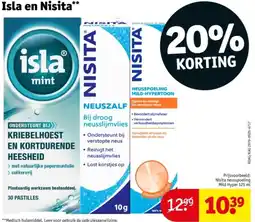 Kruidvat Isla en Nisita aanbieding