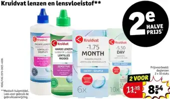 Kruidvat Kruidvat lenzen en lensvloeistof aanbieding