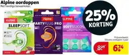 Kruidvat Alpine oordoppen aanbieding