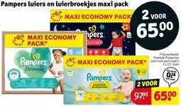 Kruidvat Pampers luiers en luierbroekjes maxi pack aanbieding
