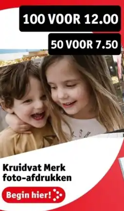 Kruidvat Kruidvat Merk foto-afdrukken aanbieding