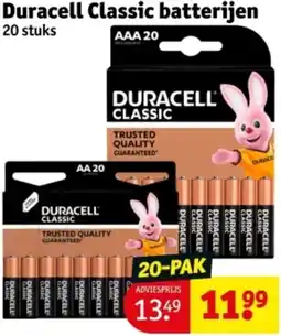 Kruidvat Duracell Classic batterijen aanbieding