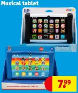Kruidvat Musical tablet aanbieding