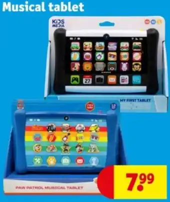 Kruidvat Musical tablet aanbieding