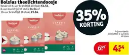 Kruidvat Bolsius theelichtendoosje aanbieding
