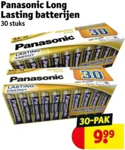 Kruidvat Panasonic Long Lasting batterijen aanbieding