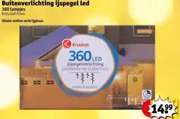 Kruidvat Buitenverlichting ijspegel led aanbieding