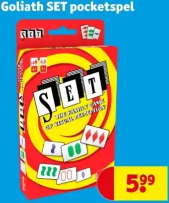 Kruidvat Goliath SET pocketspel aanbieding