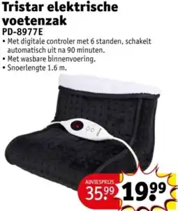 Kruidvat Tristar elektrische voetenzak PD-8977E aanbieding