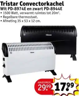 Kruidvat Tristar Convectorkachel aanbieding