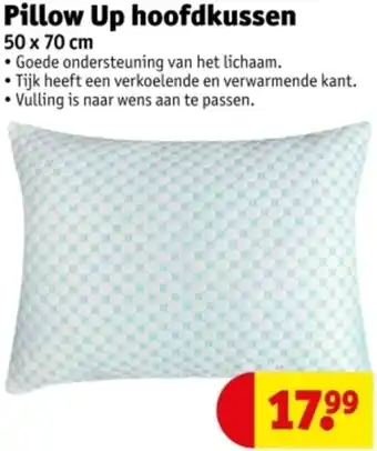 Kruidvat Pillow Up hoofdkussen aanbieding