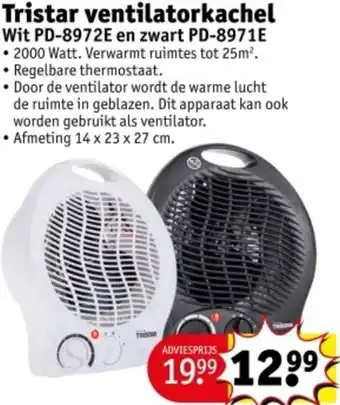 Kruidvat Tristar ventilatorkachel aanbieding