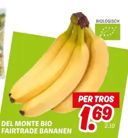 Dekamarkt Del Monte Bio Fairtrade Bananen aanbieding