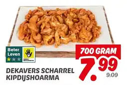Dekamarkt Dekavers Scharrel Kipdijshoarma aanbieding