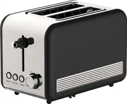 Bol.com Broodrooster - Retro - Zwart/Zilver - Schäfer aanbieding