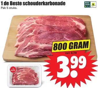 Dirk 1 de Beste schouderkarbonade 800g aanbieding