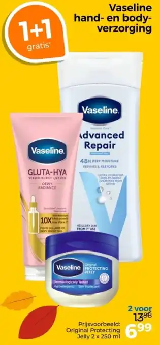 Trekpleister Vaseline hand en bodyverzorging aanbieding