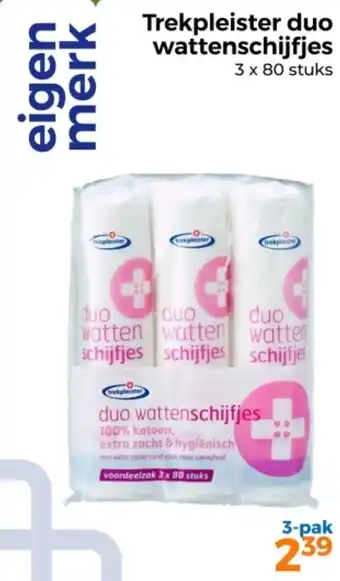 Trekpleister Trekpleister Duo Wattenschijfjes aanbieding