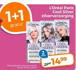 Trekpleister L'Oréal Paris Cool Silver Zilververzorging aanbieding