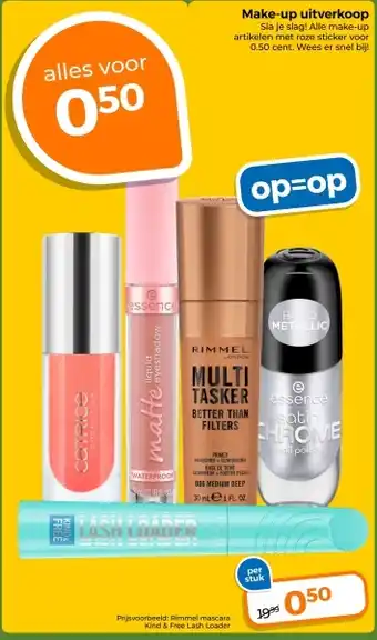 Trekpleister Make-up uitverkoop aanbieding