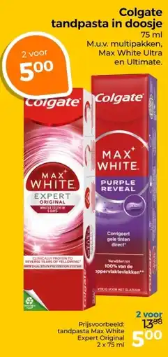 Trekpleister Colgate Tandpasta in Doosje aanbieding
