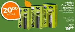 Trekpleister Philips OneBlade Apparaat aanbieding