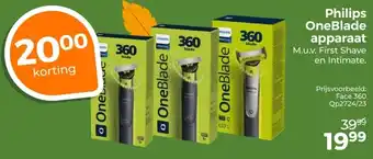 Trekpleister Philips OneBlade Apparaat aanbieding