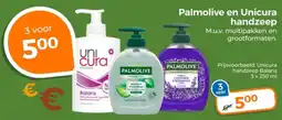 Trekpleister Palmolive en Unicura Handzeep aanbieding
