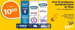 Trekpleister Oral-B tandpasta, tandenborstels en floss aanbieding