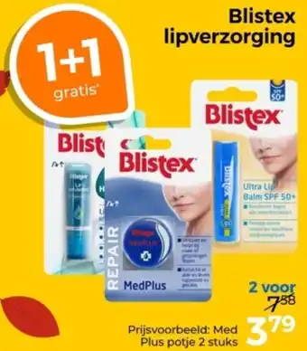Trekpleister Blistex lipverzorging aanbieding