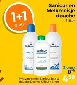 Trekpleister Sanicur en Melkmeisje Douche aanbieding
