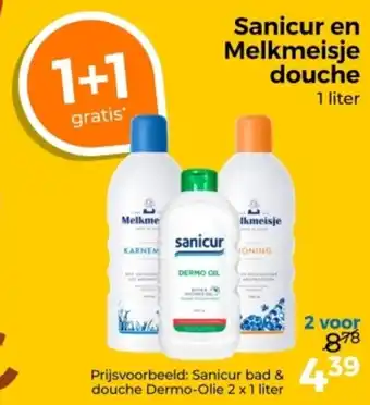 Trekpleister Sanicur en Melkmeisje Douche aanbieding