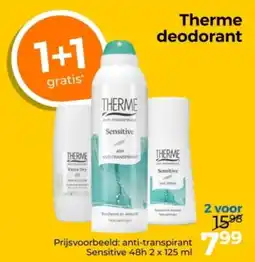 Trekpleister Therme Deodorant aanbieding