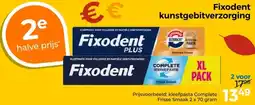 Trekpleister Fixodent Kunstgebitverzorging aanbieding
