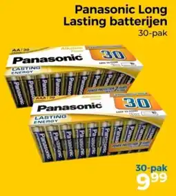 Trekpleister Panasonic Long Lasting batterijen aanbieding