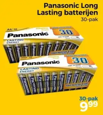 Trekpleister Panasonic Long Lasting batterijen aanbieding