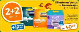 Trekpleister Gillette en Venus scheermesjes aanbieding